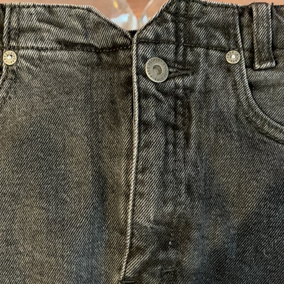 We the Free Black Jean Mini skirt - Picture 2 of 4